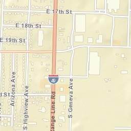 1800-1874 South Range Line Road, Joplin Street Map