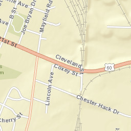 600-698 Chester Hack Drive, Paducah, KY Street Map