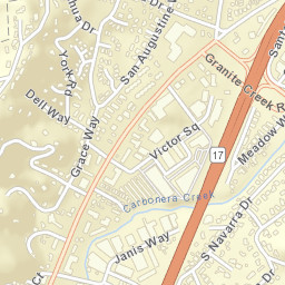 5003 Granite Creek Rd Scotts Valley Street Map