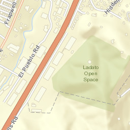 Scotts Valley California Street Map