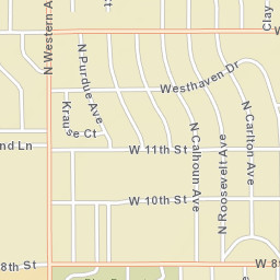 1209 N Roosevelt Ave Liberal KS Street Map