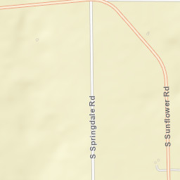 South Springdale Road, Caldwell, KS 67022 Street Map