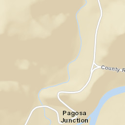 Pagosa Junction Colorado Street Map