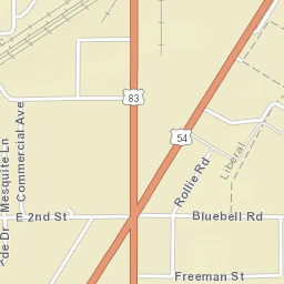 Bluebell Rd Liberal KS 67901 America Street Map