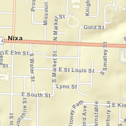 572 South Canterbury Lane, Nixa, MO Street Map