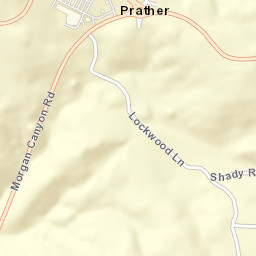 Prather California Street Map
