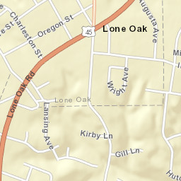 3200-3298 Bement St Paducah KY Street Map