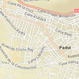 Padul Street Map