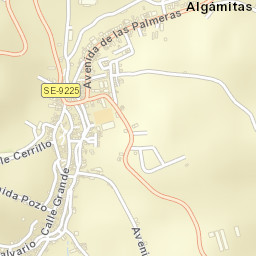 Algámitas Street Map