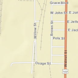 2301-2349 South Walnut Street, Coffeyville Street Map