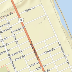 3898 Sycamore Street, Cairo, IL 62914 Street Map