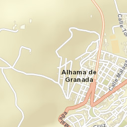Alhama de Granada Street Map