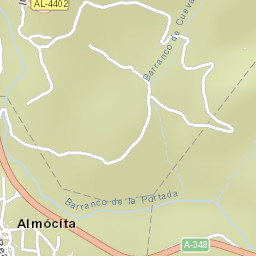 Almócita Street Map