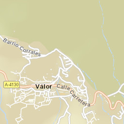 Válor Street Map