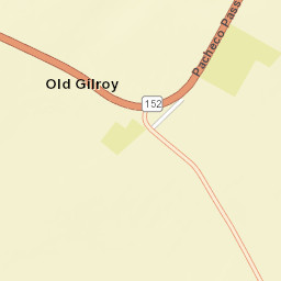 Old Gilroy California Street Map