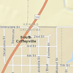 515-519 5th Street South Coffeyville Street Map