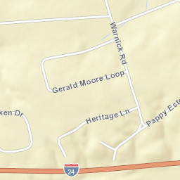 Interstate 24 Benton KY 42025 Street Map