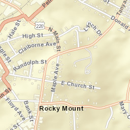 115 Franklin Street, Rocky Mount, VA 24151 Street Map