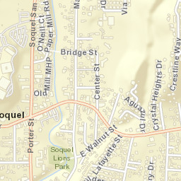 Soquel California Street Map