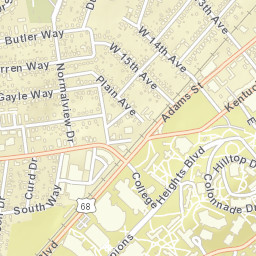 231-265 Alumni Ave Bowling Green KY Street Map