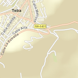 Teba Street Map