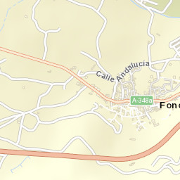 Fondón Street Map