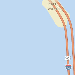 Hampton Roads Bridge Tunnel, Norfolk Street Map