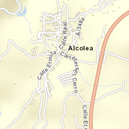 Alcolea Street Map