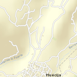 Huécija Street Map