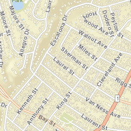 Allegro Heights California Street Map