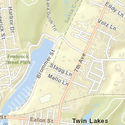 901-999 Eaton St, Santa Cruz, CA 95062 Street Map