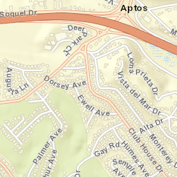 521 Monterey Dr, Aptos, CA 95003 Street Map