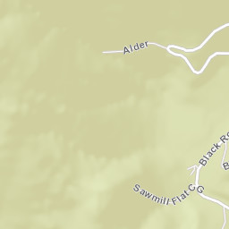Sawmill Flat California Street Map