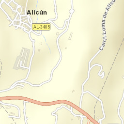 Alicún Street Map