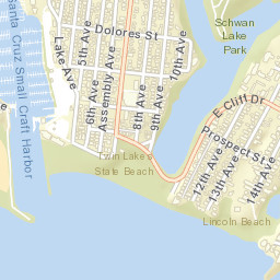 116-198 Assembly Ave Santa Cruz CA Street Map