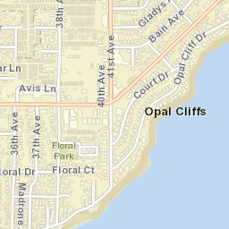 3601 Portola Dr, Santa Cruz, CA 95062 Street Map