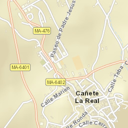 Cañete la Real Street Map