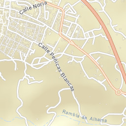 Alhama de Almería Street Map