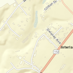 Interlaken California Street Map