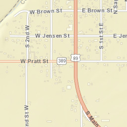 Fredonia Arizona Street Map