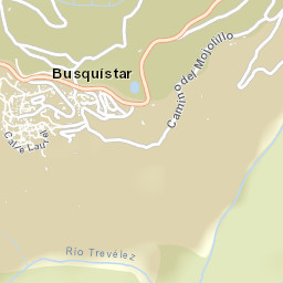 Busquístar Street Map