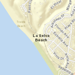 La Selva Beach California Street Map