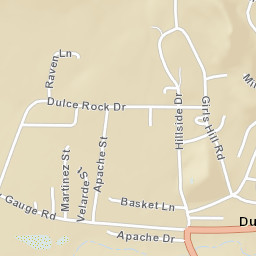 Hillside Drive, Dulce, NM 87528, USA Street Map