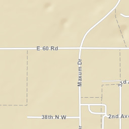 East 60 Road, Miami, OK 74354, America Street Map