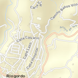 Ríogordo Street Map