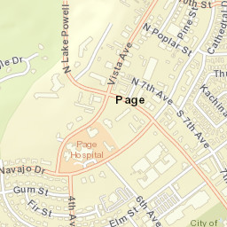 N Lake Powell Blvd Williams, Arizona Street Map