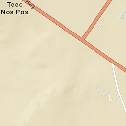 Teec Nos Pos Arizona Street Map