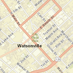 100-120 W Beach St, Watsonville, CA 95076 Street Map