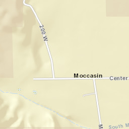 Moccasin Arizona Street Map