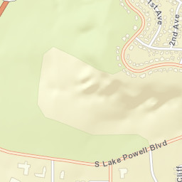 Page Arizona Street Map